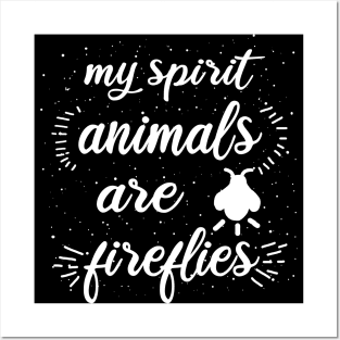 firelfy spirit animal firelfy Lampyridae Posters and Art